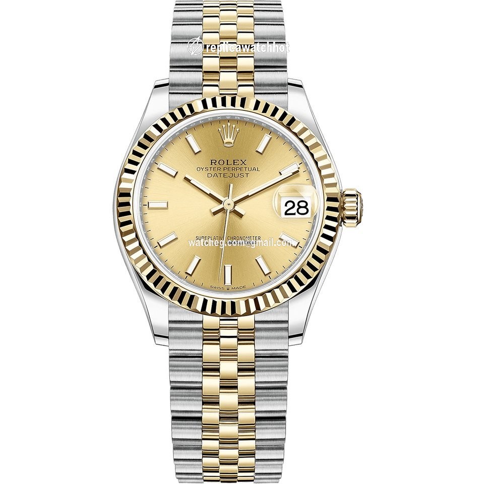 Rolex Datejust 31 Womens watch Gold Steel Automatic 278273-0014