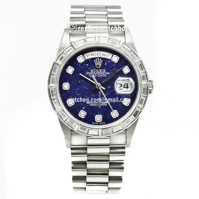 Rolex Day-Date 36 Mens watch Unisex Platinum Automatic 18366