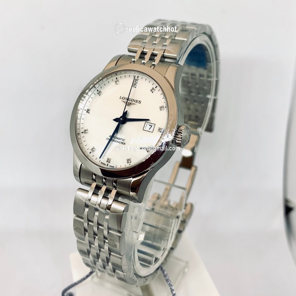 Longines Record Womens watch Automatic Steel L2.321.4.87.6