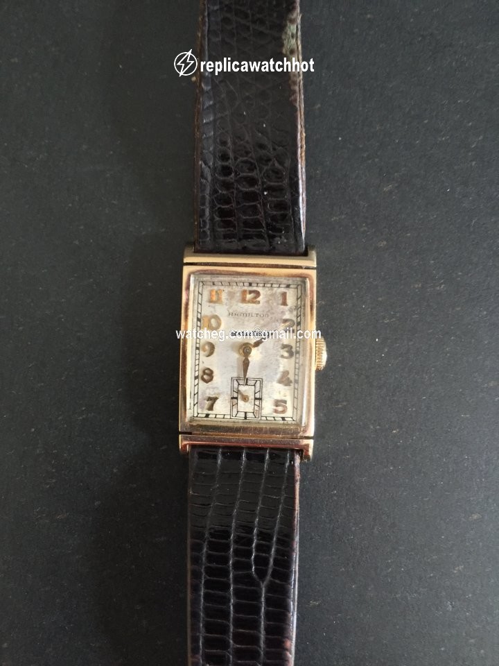 Hamilton Mens watch Unisex Manual winding Yellow gold j221084