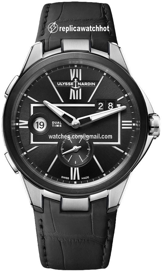 Ulysse Nardin Executive Dual Time Mens watch Unisex Automatic Steel 243-20 42