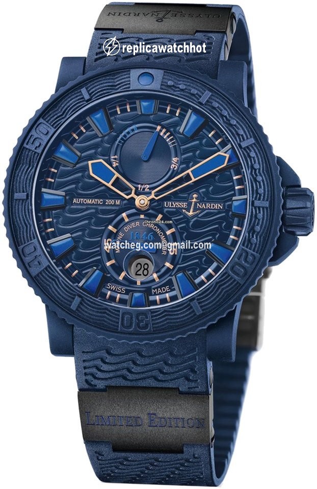 Ulysse Nardin Diver Black Sea Mens watch Unisex Automatic Steel 263-99LE-3C