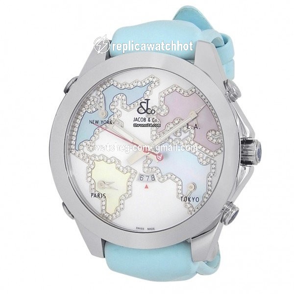 Jacob & Co. Five Time Zone Womens watch Quartz Steel JC-123