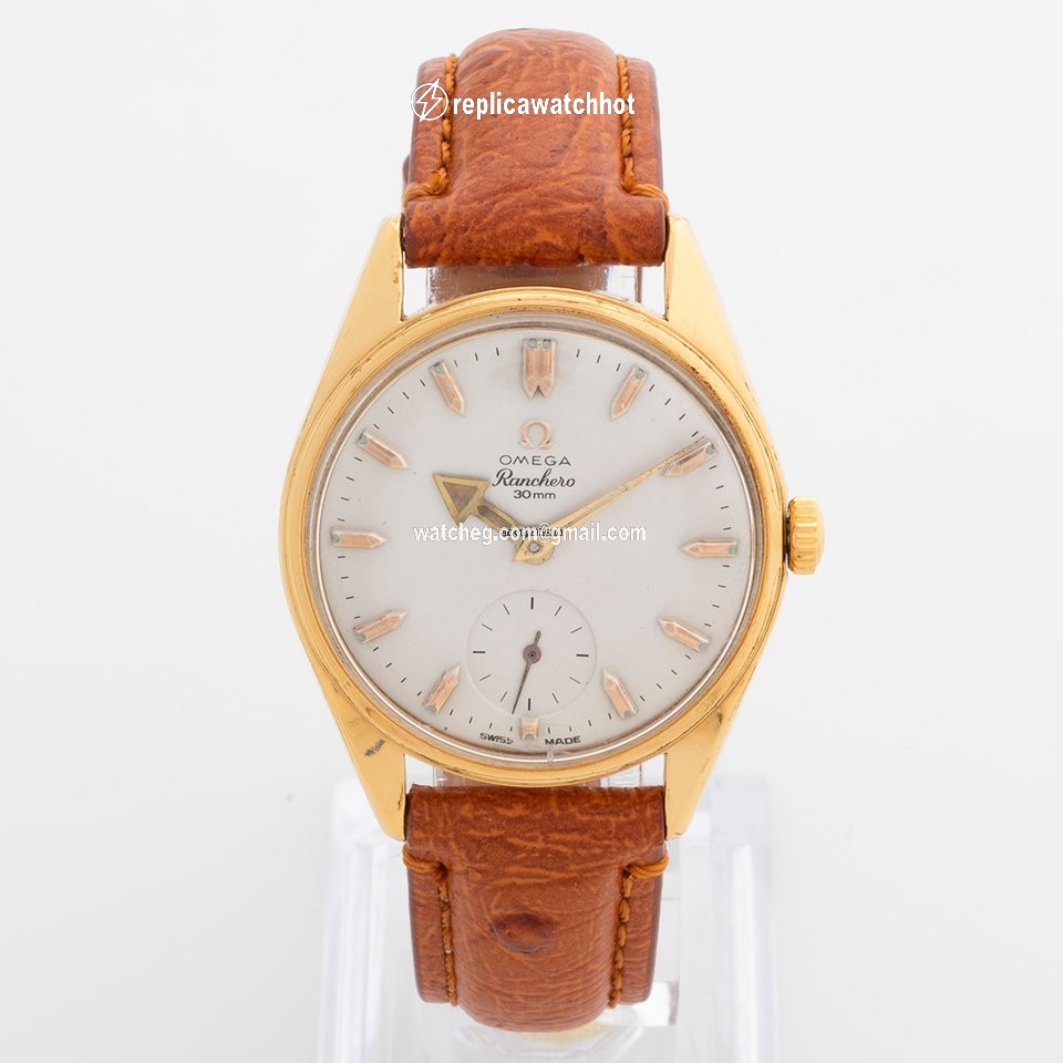 Omega Mens watch Unisex Manual winding Gold Steel 2990