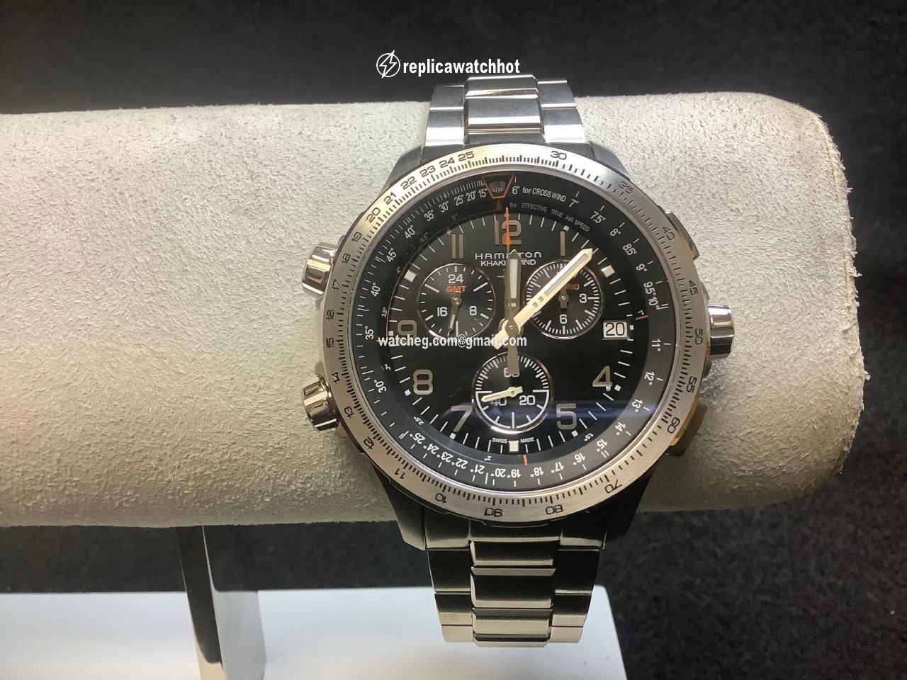 Hamilton Khaki X-Wind Mens watch Unisex Quartz Steel H77912135