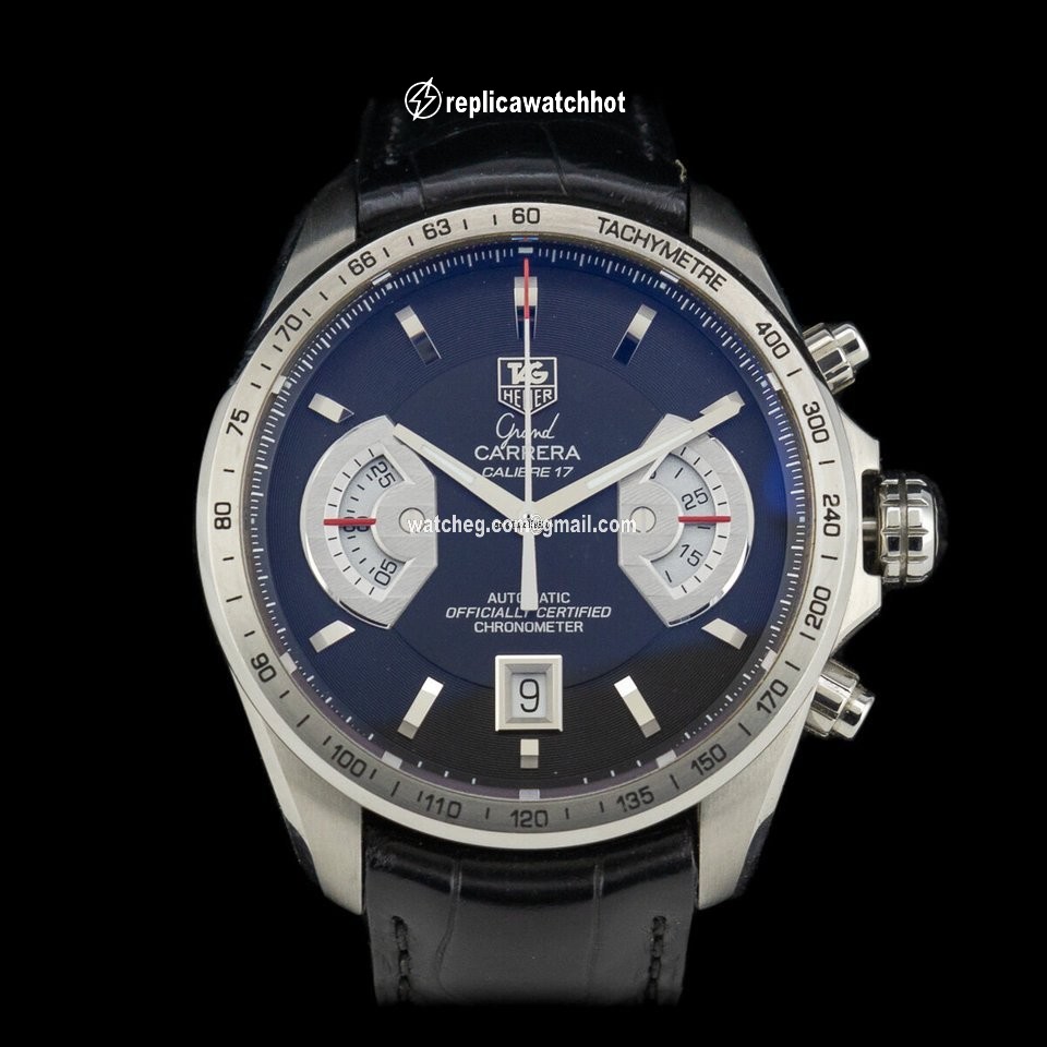 TAG Heuer Grand Carrera Mens watch Unisex Automatic Steel CAV211A.FC6225