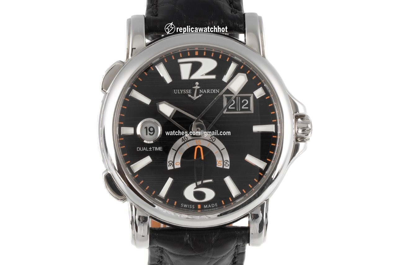 Ulysse Nardin Dual Time Mens watch Unisex Automatic Steel 243-55