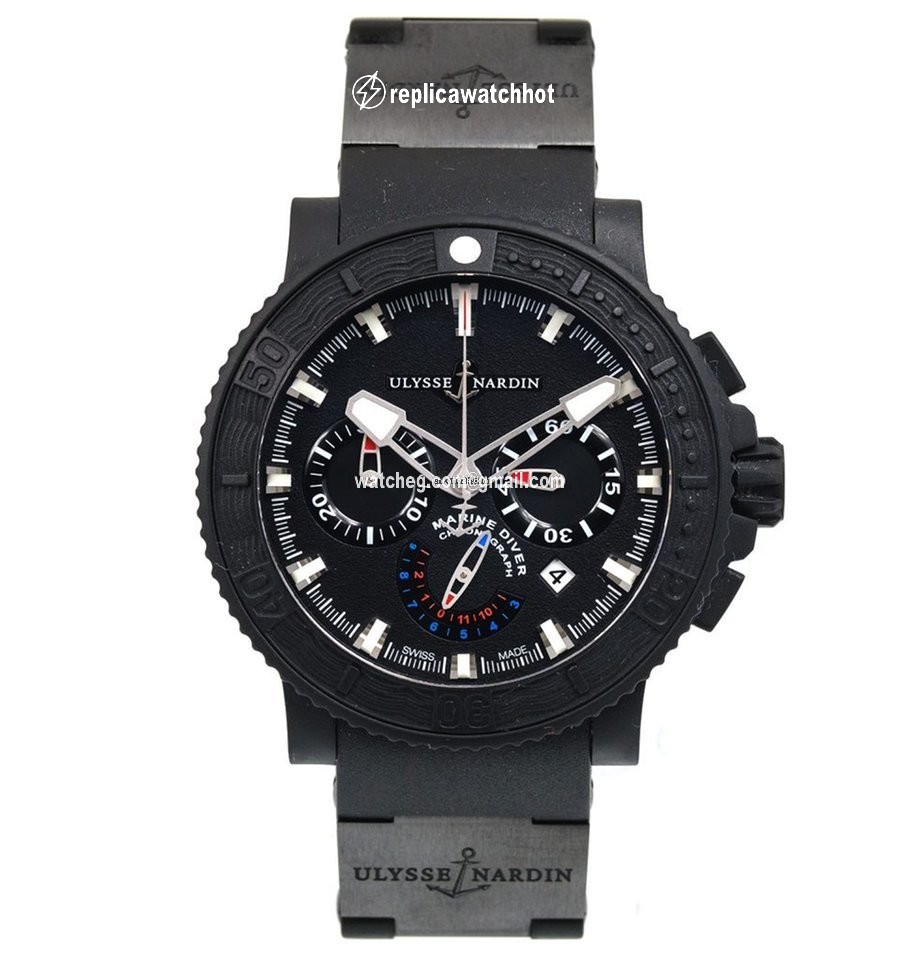Ulysse Nardin Diver Black Sea Mens watch Unisex Automatic Steel 353-92
