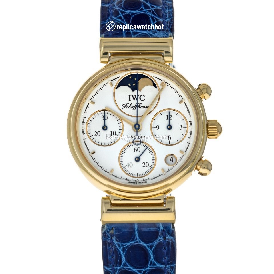 IWC Da Vinci Chronograph Womens watch Quartz Yellow gold IW3735