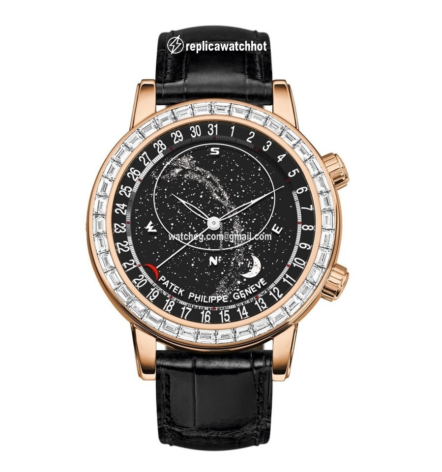 Patek Philippe Celestial Mens watch Unisex Automatic Rose gold 6104R-001