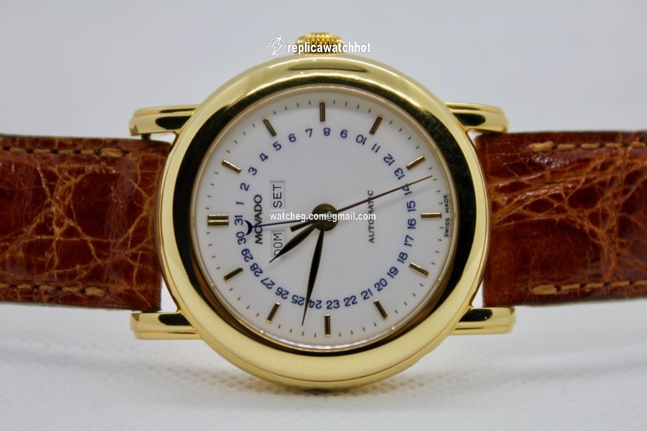 Movado Mens watch Unisex Automatic Yellow gold 40 B1 870 3 420 JMI