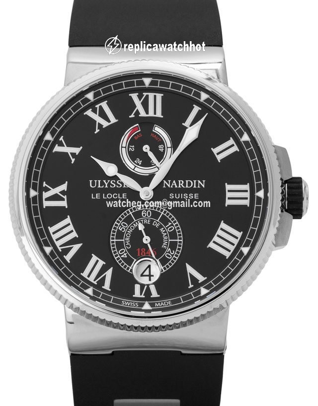 Ulysse Nardin Marine Chronometer Manufacture Mens watch Unisex Automatic Steel 1183-122 42