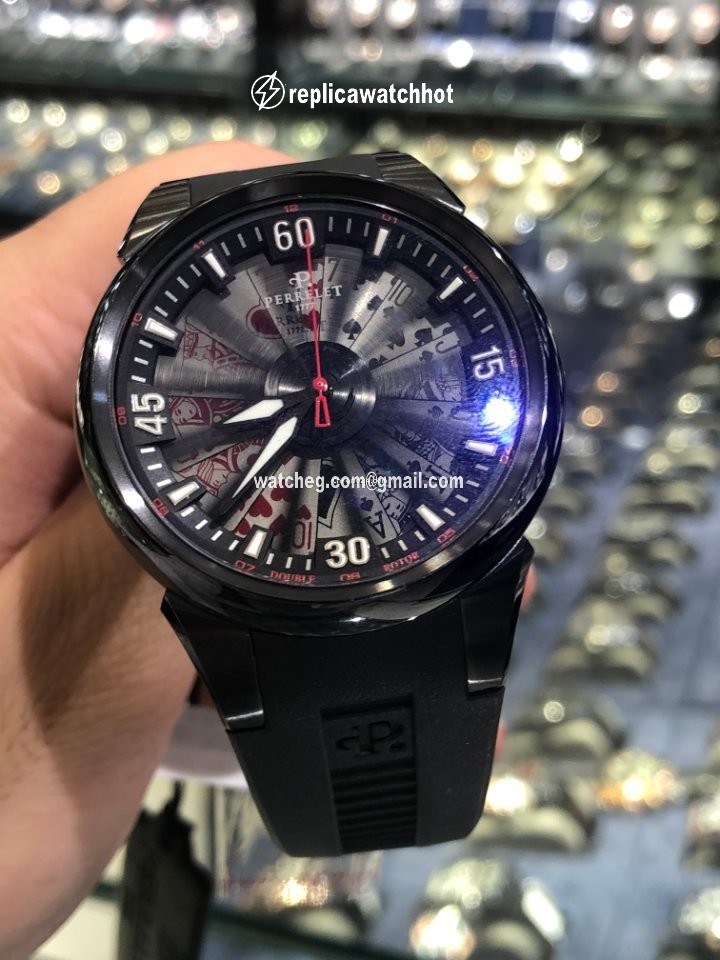 Perrelet Turbine Poker Mens watch Unisex Automatic Steel A4018 2