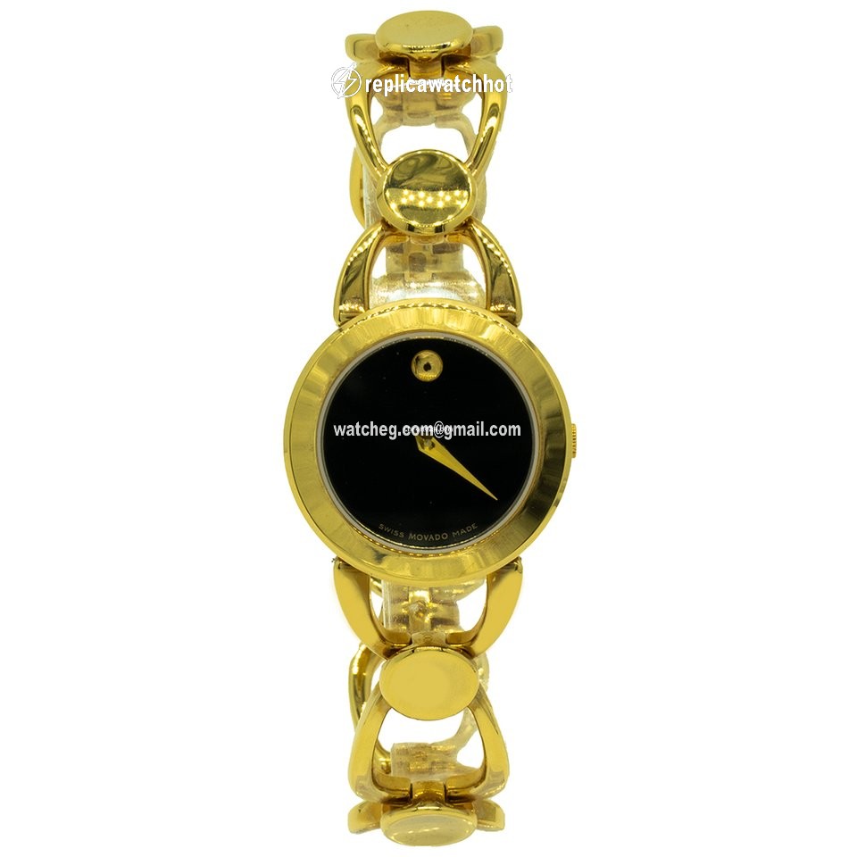 Movado Womens watch Quartz Gold Steel 0606084
