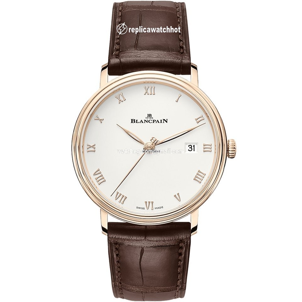 Blancpain Villeret Ultra-Slim Mens watch Unisex Automatic Red gold 6224-3642-55B