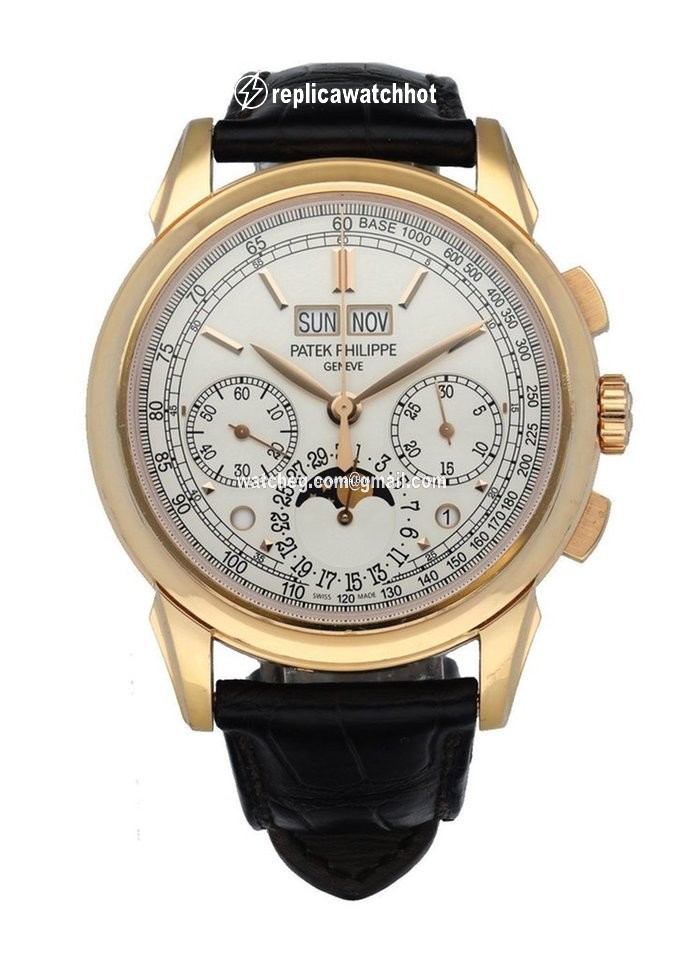 Patek Philippe Perpetual Calendar Chronograph Mens watch Unisex Manual winding Rose gold 5270R