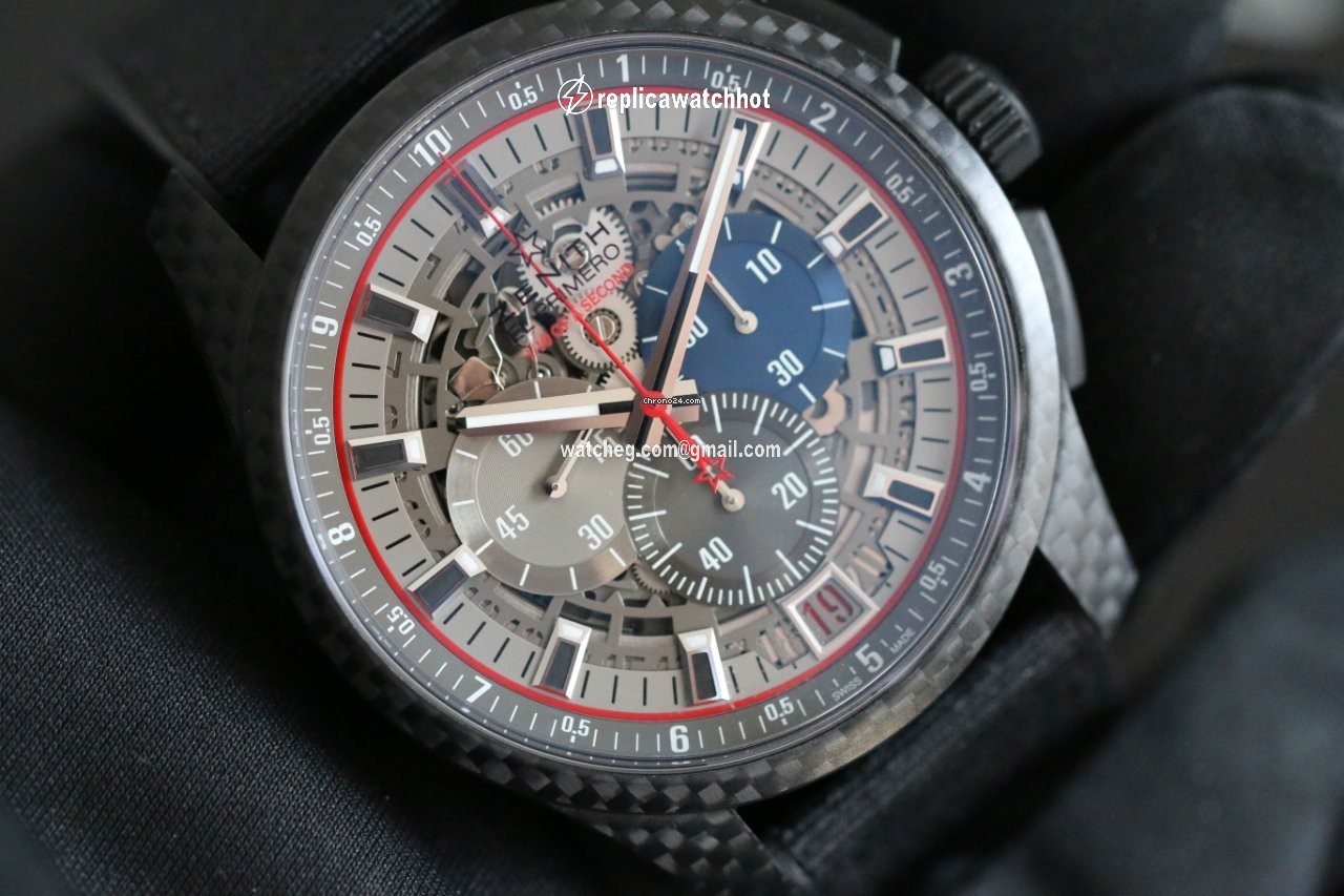 Zenith El Primero Lightweight Mens watch Unisex Carbon 10.2260.4052W 98.R573