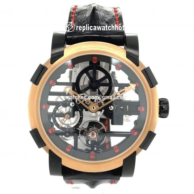 Romain Jerome Moon-DNA Mens watch Unisex Manual winding Gold Steel RJ.M.AU.031.03