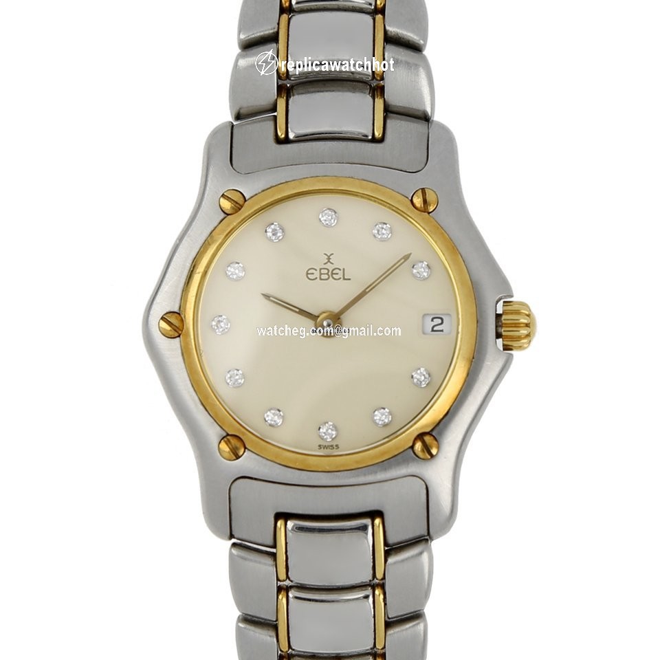 Ebel 1911 Womens watch Quartz Gold Steel 188901