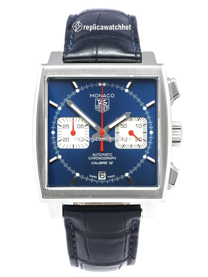 TAG Heuer Monaco Calibre 12 Mens watch Unisex Automatic Steel CAW2111.FC6183