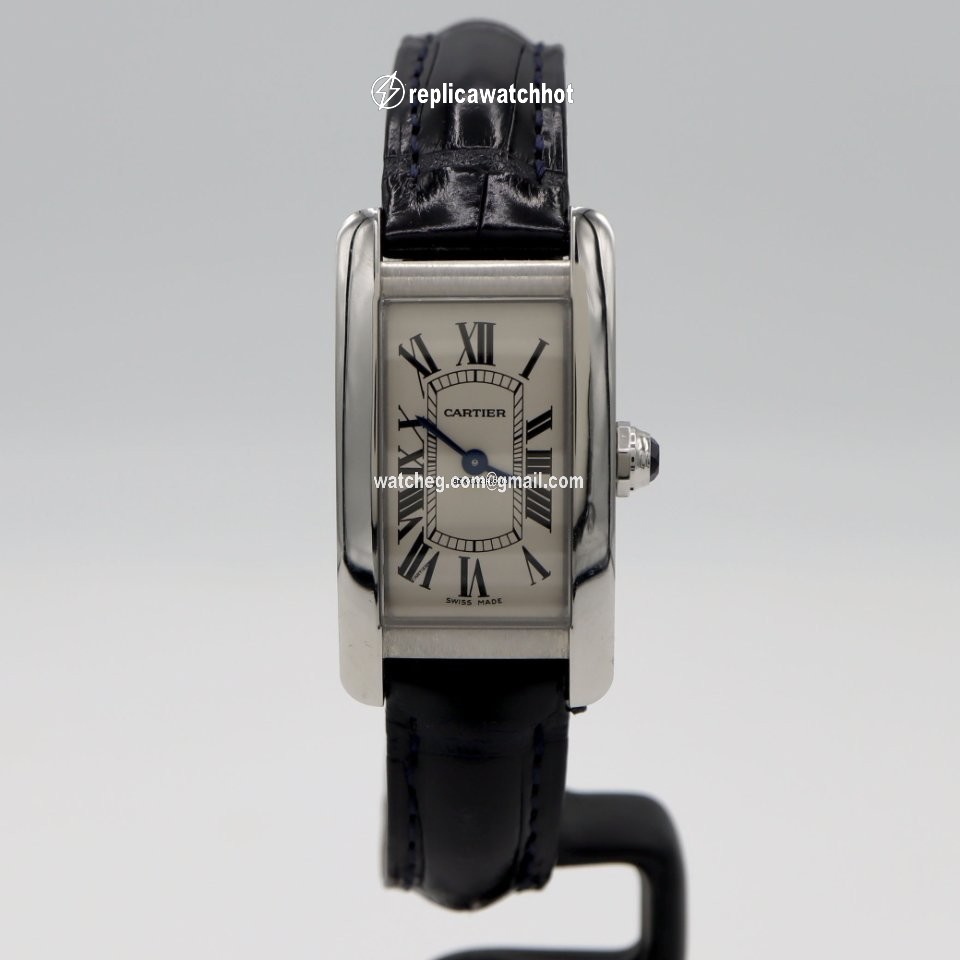 Cartier Tank Americaine Womens watch Quartz Steel WSTA0016