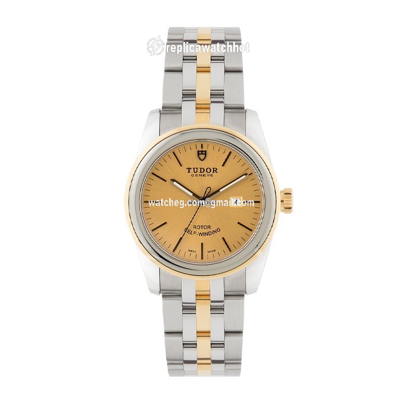 Tudor Glamour Date Automatic Gold Steel M53003-0005