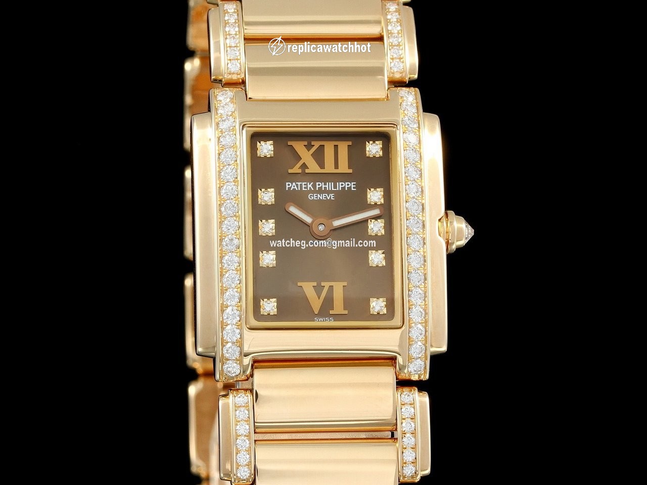 Patek Philippe Twenty~4 Mens watch Unisex Quartz Rose gold 4908 30R-010
