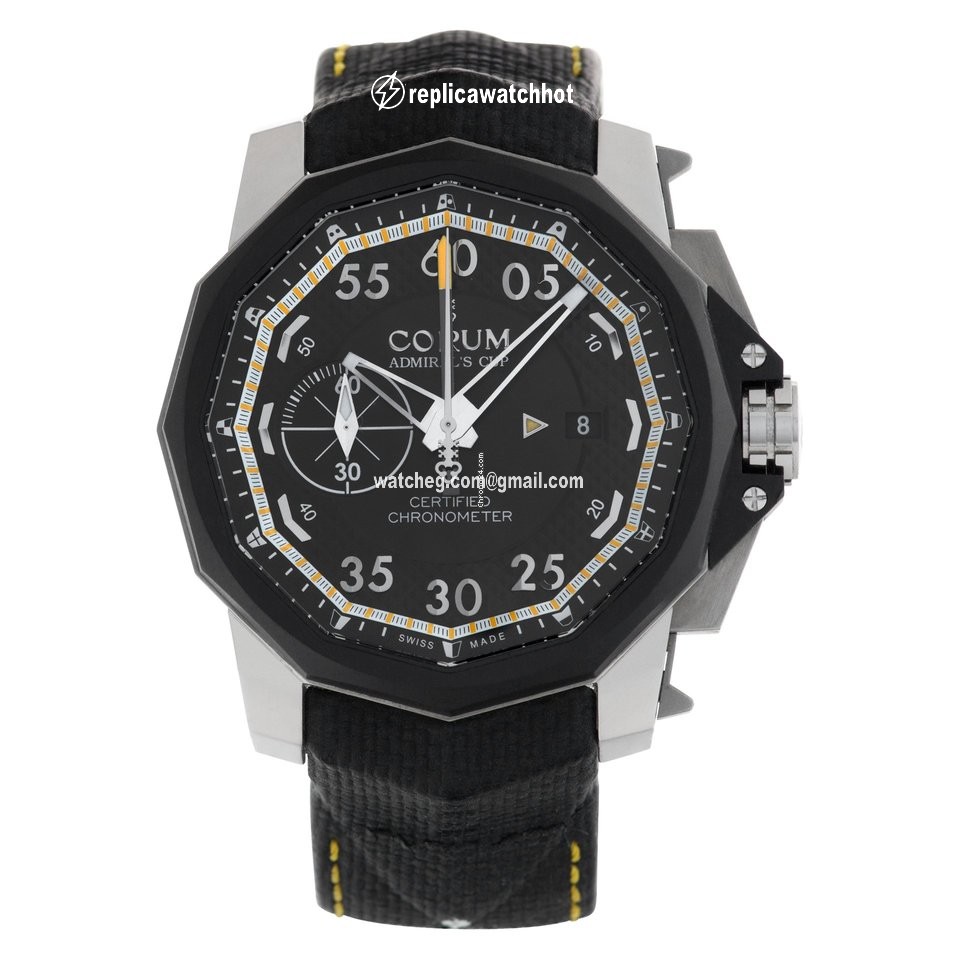Corum Admirals Cup Seafender Centro Mens watch Unisex Automatic Titanium 960.101.04 0231 AN14