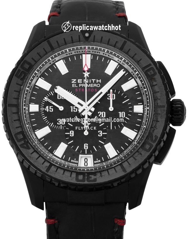 Zenith El Primero Stratos Flyback Mens watch Unisex Automatic Titanium 24.2060.405