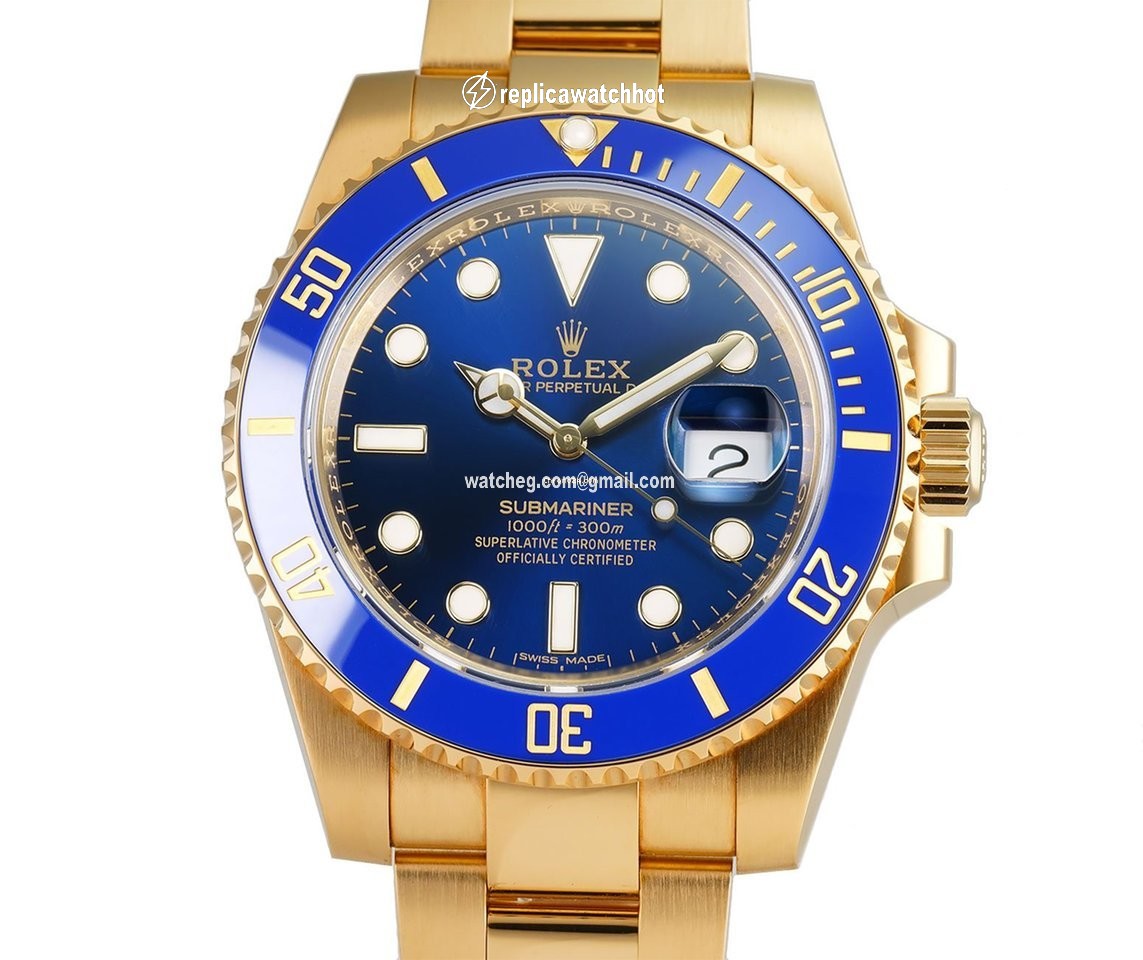 Rolex Submariner Date Yellow gold Automatic 116618 LB