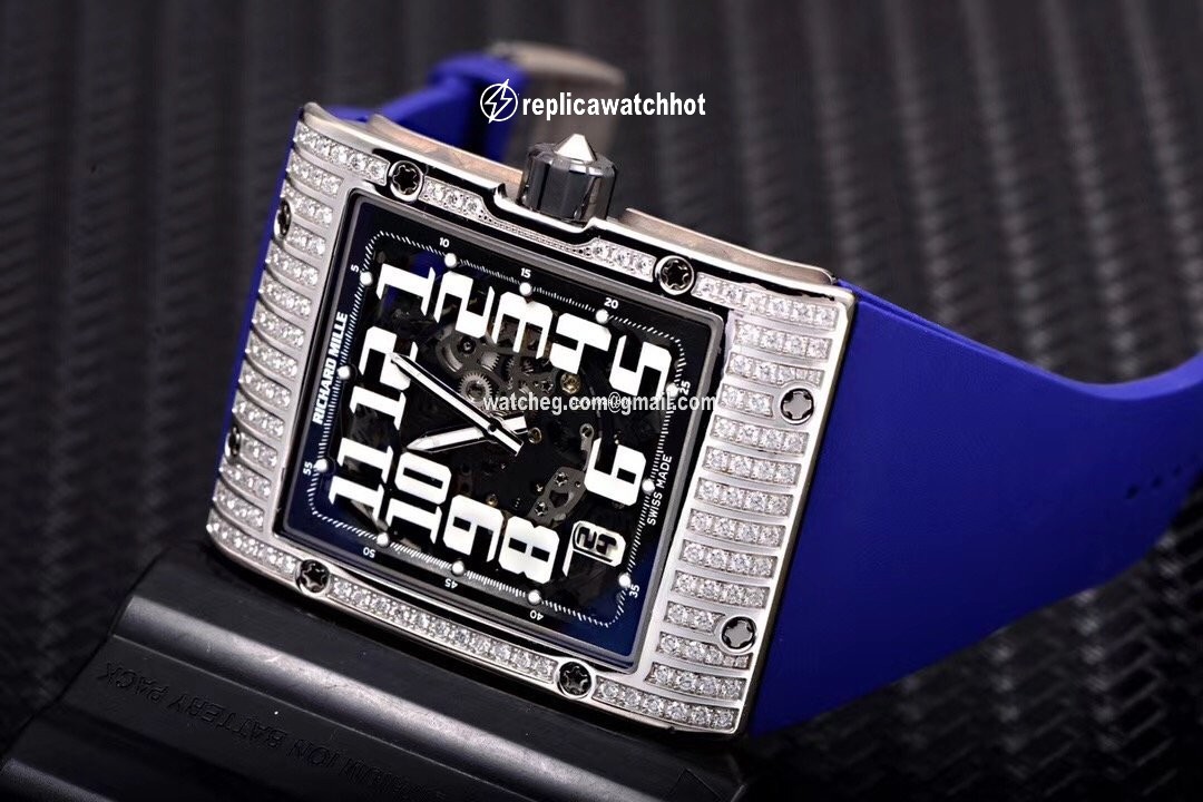 Richard Mille RM 016 Womens watch Automatic White gold Richard Mille RM016 Set diamond 18K White Gold