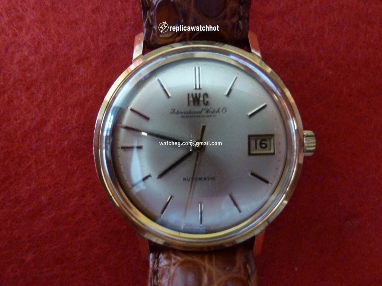 IWC Mens watch Unisex Automatic Yellow gold 1818