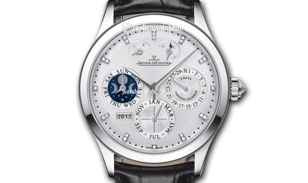 Jaeger-LeCoultre Master Eight Days Perpetual Manual winding White gold Q1613401