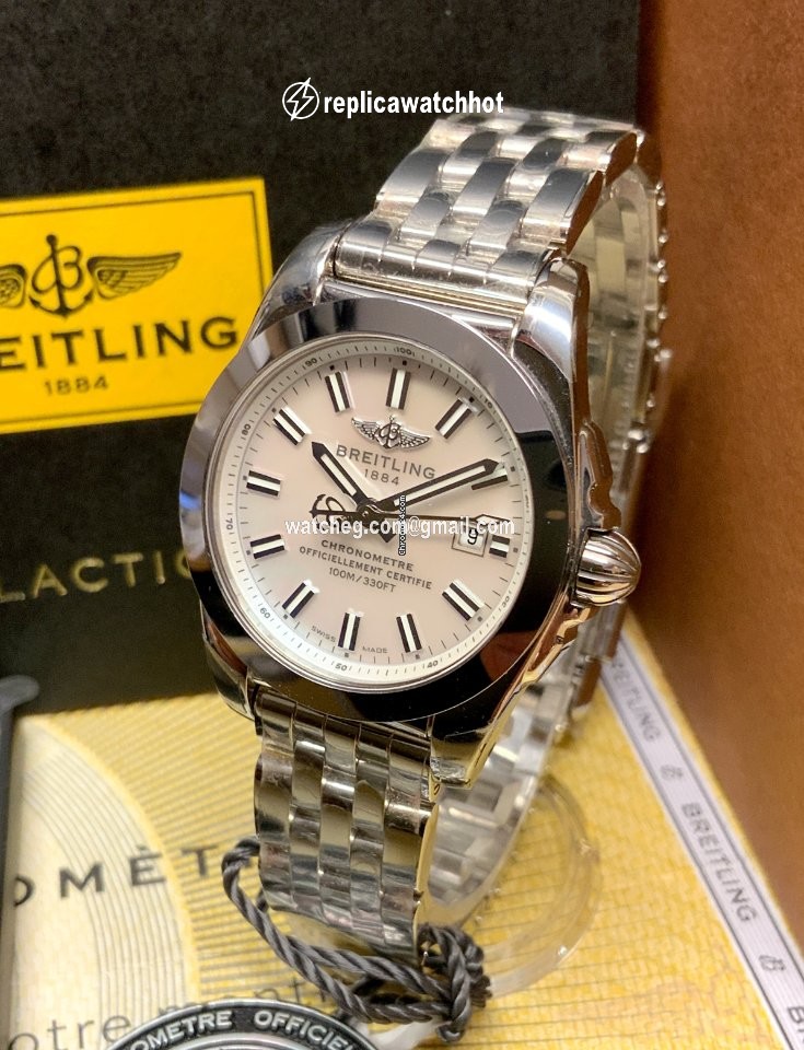 Breitling Galactic Womens watch Quartz Steel W7234812 A784 791A