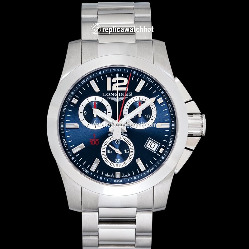 Longines Conquest Mens watch Unisex Quartz Steel L37004966