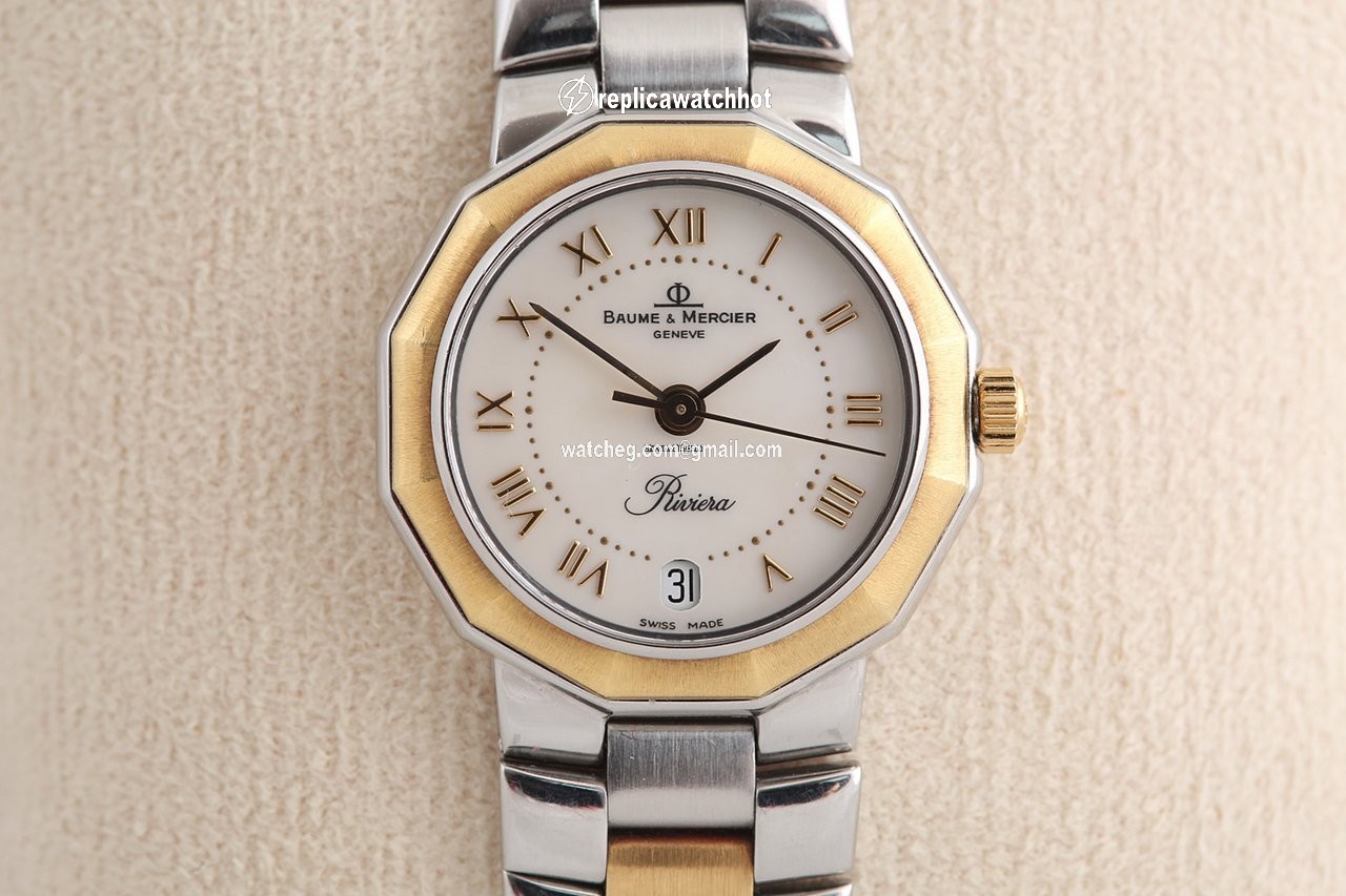 Baume & Mercier Riviera Womens watch Quartz Gold Steel Baume & Mercier 5231
