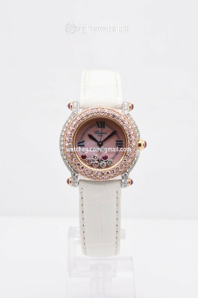 Chopard Happy Sport Womens watch Quartz White gold 27 6244 401