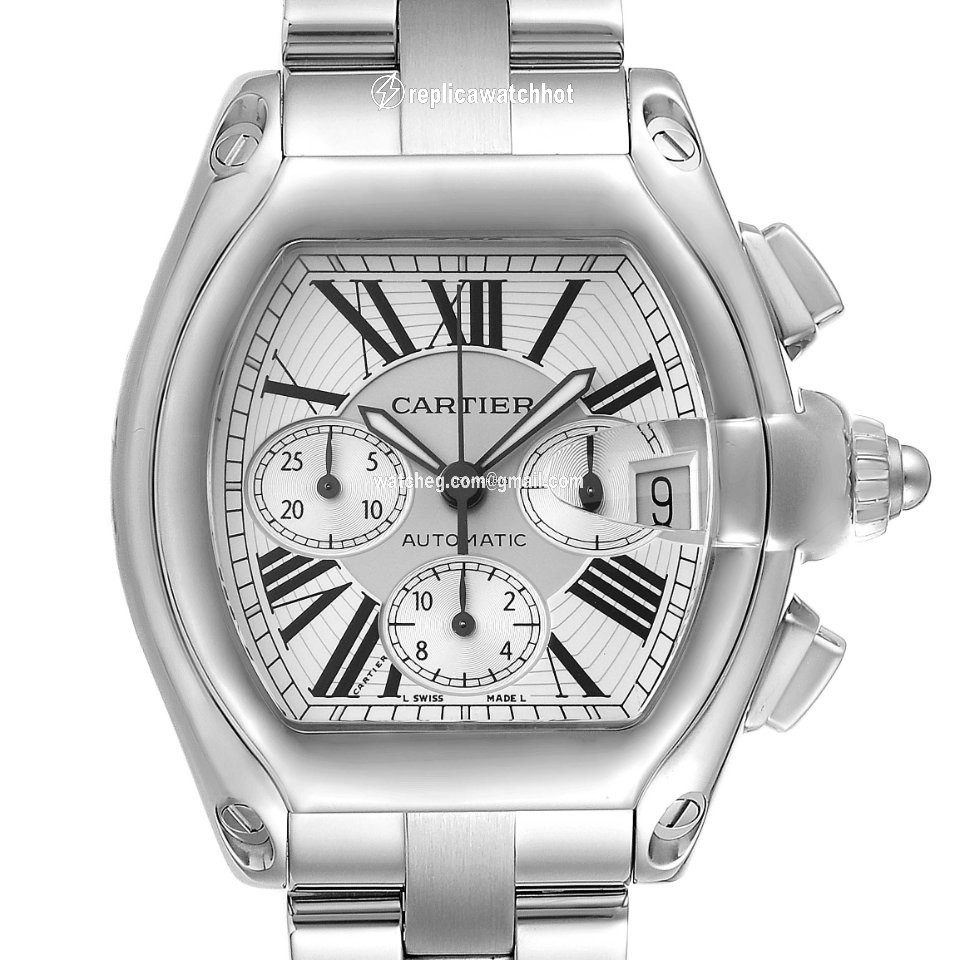 Cartier Roadster Mens watch Unisex Automatic Steel W62019X6