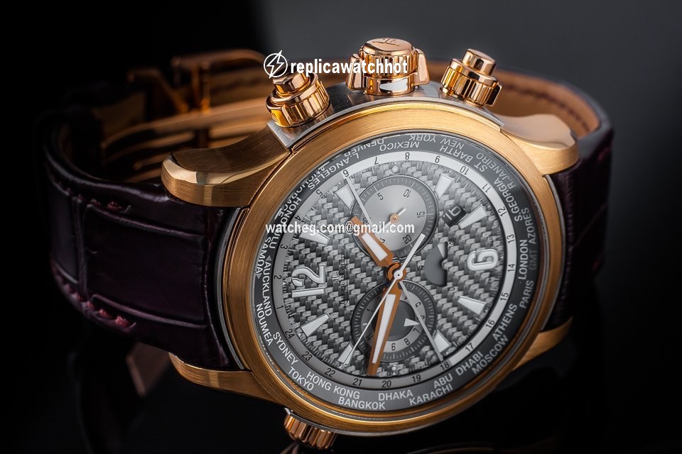 Jaeger-LeCoultre Master Compressor Extreme World Chronograph Mens watch Unisex Automatic Rose gold 150.2.22