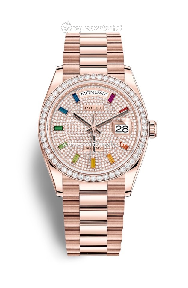 Rolex Day-Date 36 Womens watch Rose gold Automatic 128345
