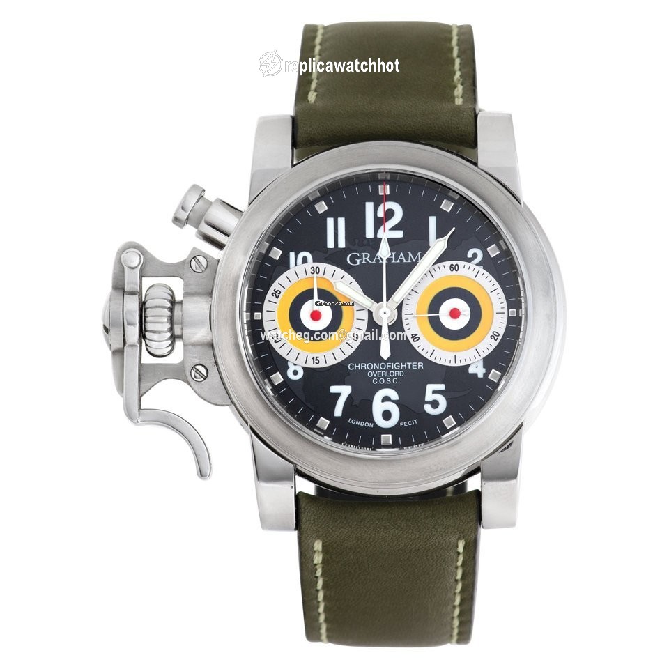 Graham Chronofighter Mens watch Unisex Automatic Steel 2OVAS.B03A.K10B