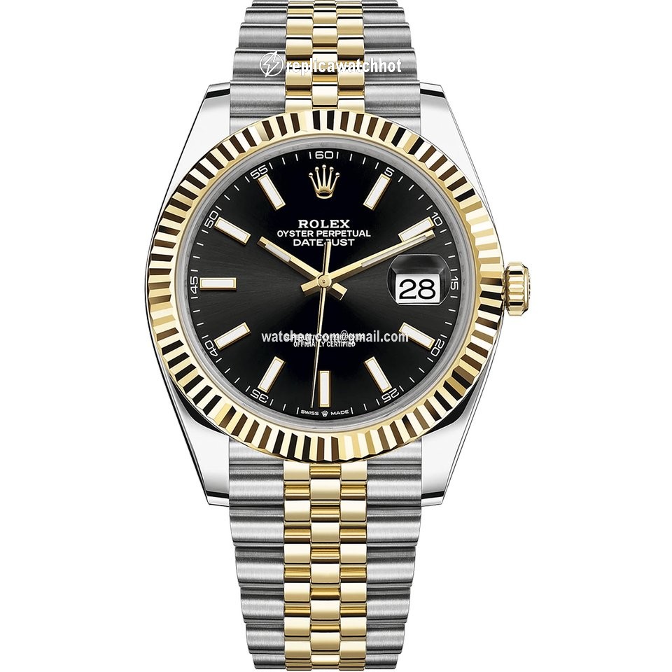 Rolex Datejust 41 Mens watch Unisex Gold Steel Automatic 126333-0014