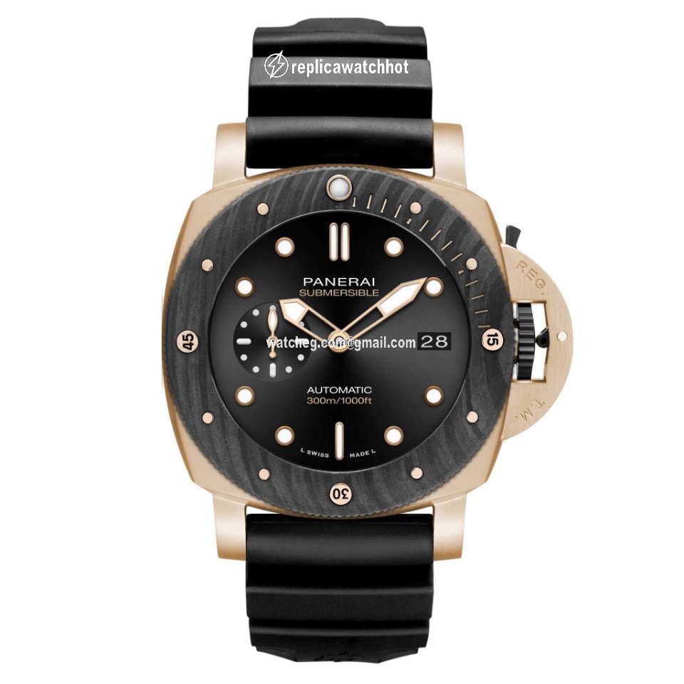 Panerai Mens watch Unisex Automatic Rose gold PAM 01070