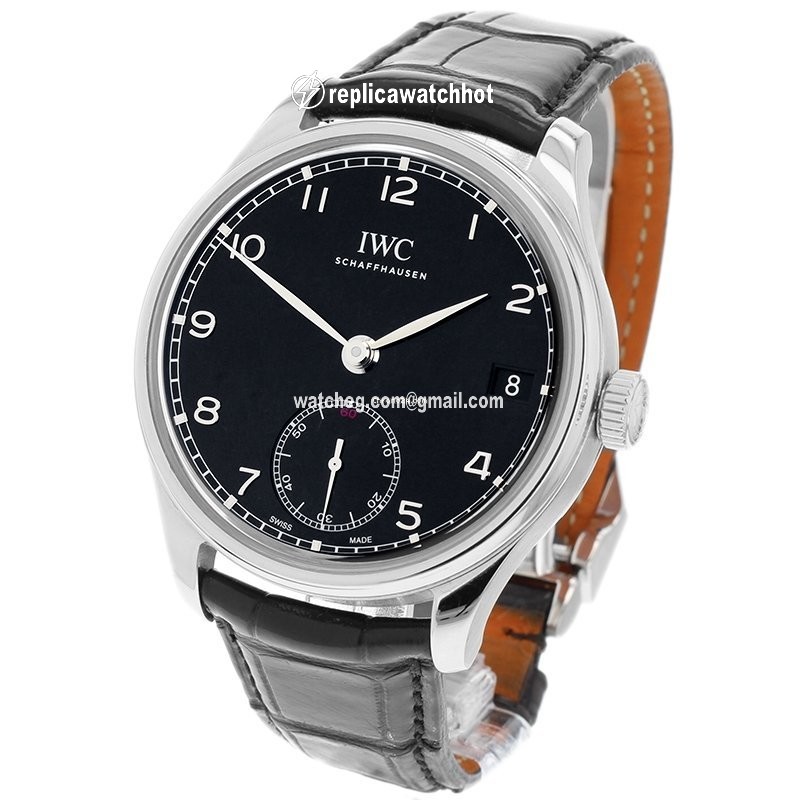 IWC Portuguese Hand-Wound Mens watch Unisex Steel IW5102-02