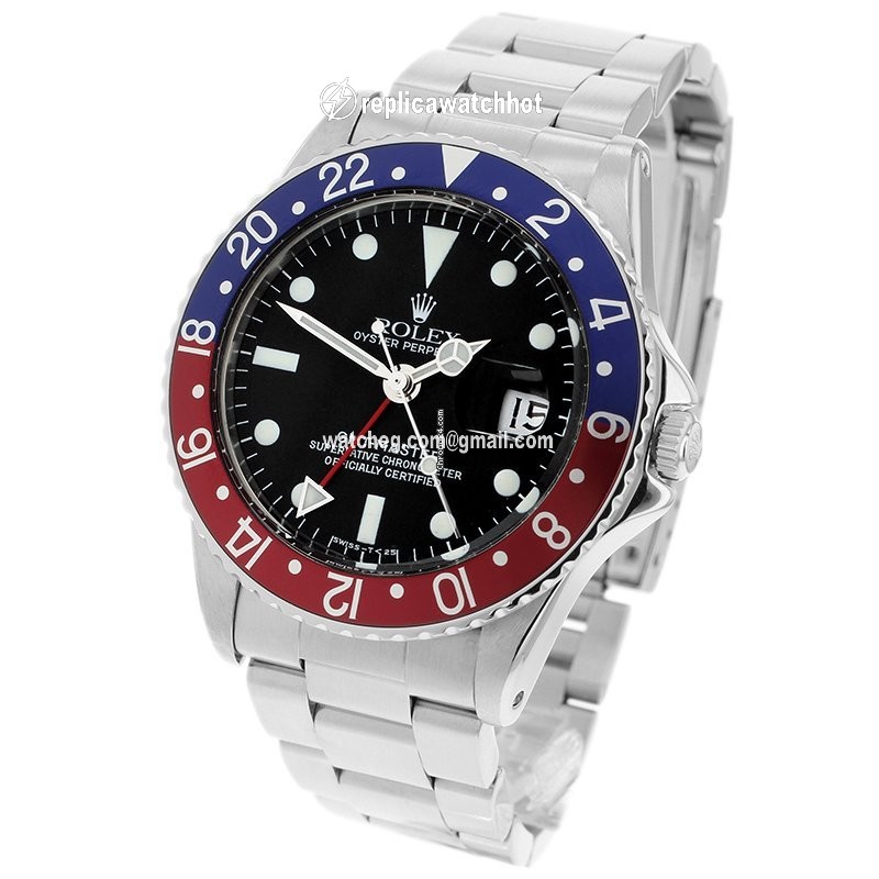Rolex GMT-Master Mens watch Unisex Steel Automatic 1675