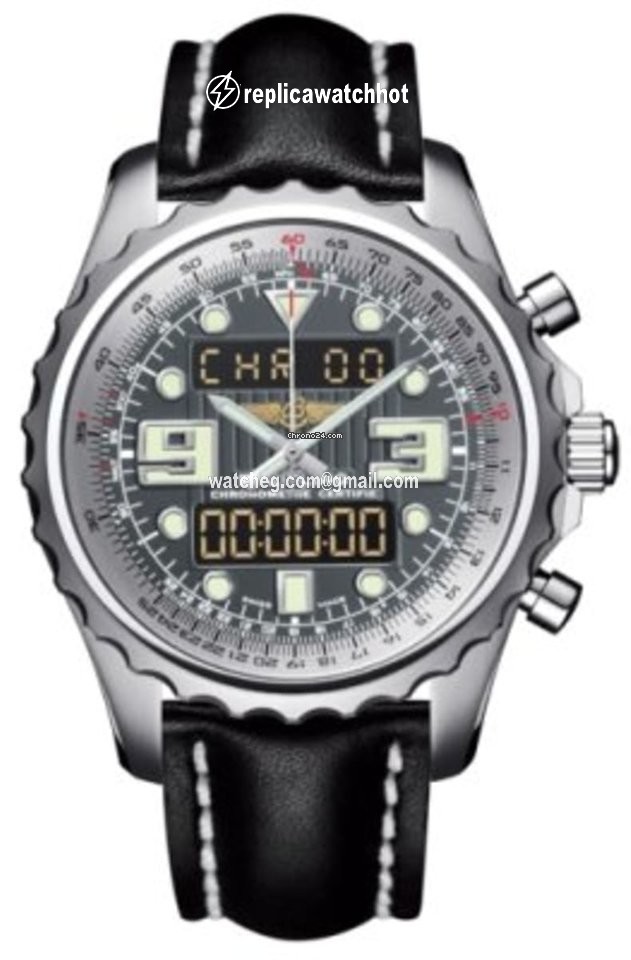 Breitling Chronospace Mens watch Unisex Quartz Steel A7836534