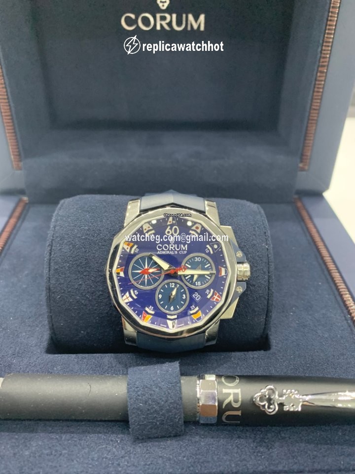 Corum Admirals Cup Challenger Mens watch Unisex Automatic Steel 984.970.47 F371 PN34