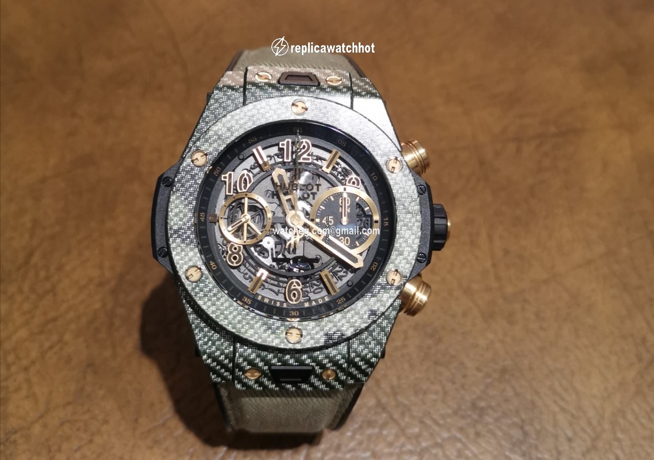 Hublot Big Bang Unico Mens watch Unisex Automatic Carbon 411.YG.1198.NR.ITI16