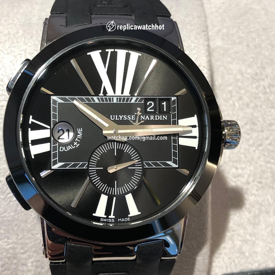 Ulysse Nardin Executive Dual Time Mens watch Unisex Automatic Steel 243-00 421