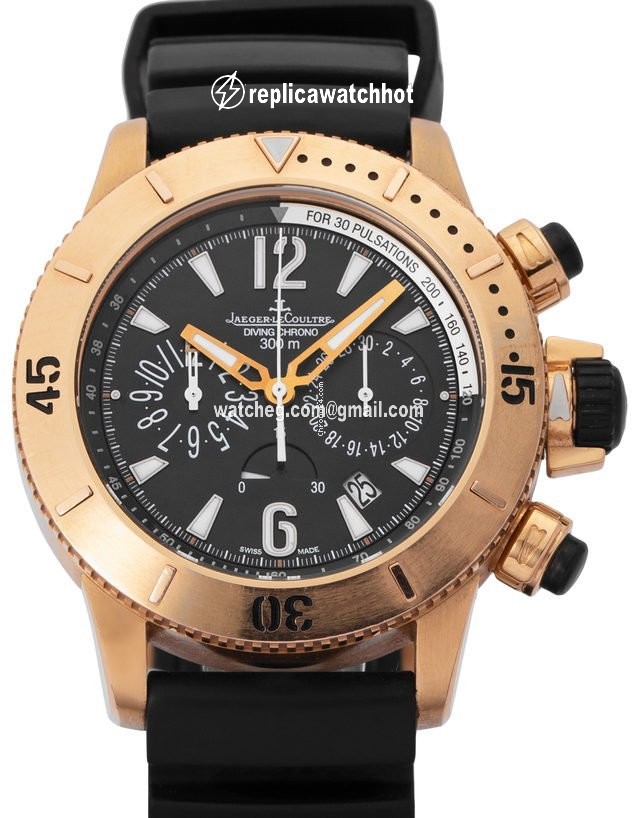 Jaeger-LeCoultre Master Compressor Diving Chronograph Mens watch Unisex Automatic Rose gold Q1862640 160.2.25